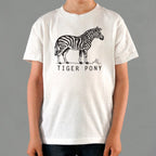 Tiger Pony Striped Zebra Pun Illustration
