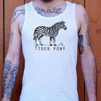 Tiger Pony Striped Zebra Pun Illustration
