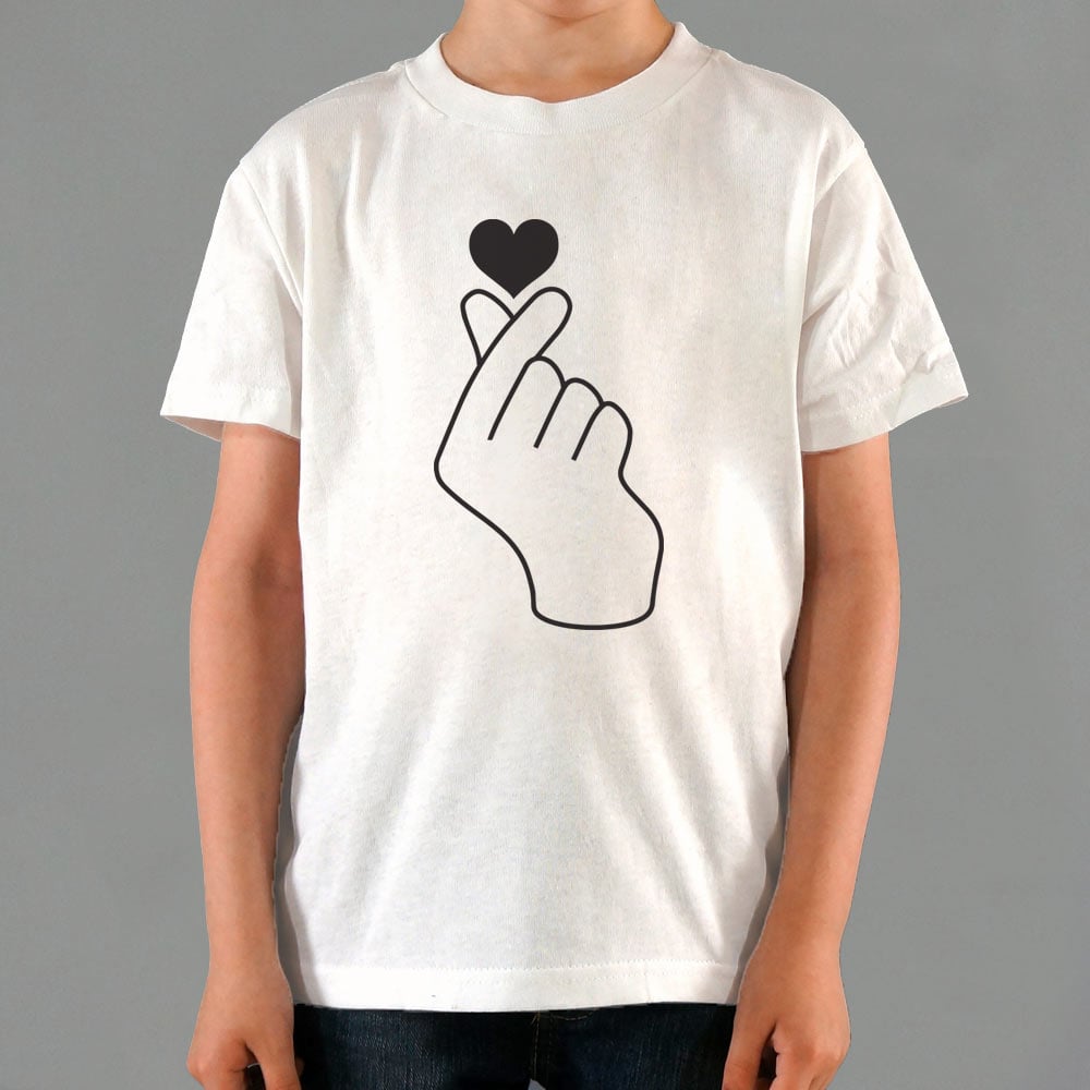 Tiny Heart Fingers Korean Finger Heart Hand Sign