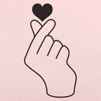 Tiny Heart Fingers Korean Finger Heart Hand Sign