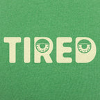 Tired with Sleepy Half Closed Eyes