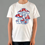 Toadstools Red Spotted Mushrooms Graphic