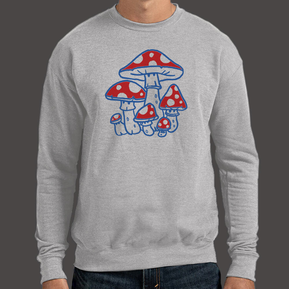 Toadstools Red Spotted Mushrooms Graphic