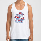 Toadstools Red Spotted Mushrooms Graphic
