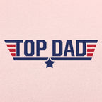Top Dad Fighter Pilot Logo Parody