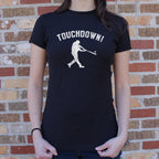 Touchdown Baseball Player Swinging a Bat