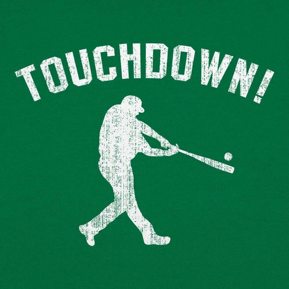 Touchdown Baseball Player Swinging a Bat