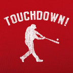 Touchdown Baseball Player Swinging a Bat
