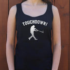 Touchdown Baseball Player Swinging a Bat