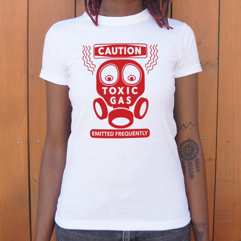 Toxic Gas Caution Gas Mask Fart Warning