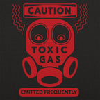 Toxic Gas Caution Gas Mask Fart Warning