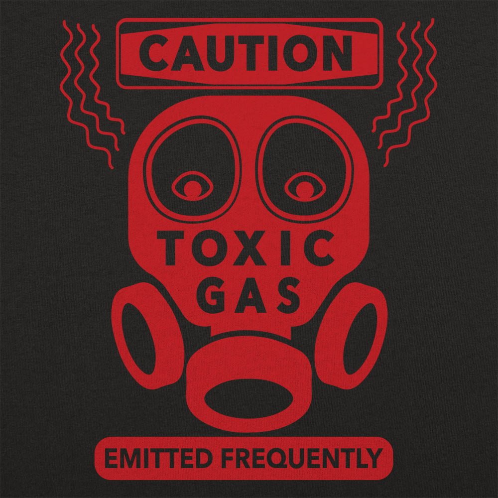 Toxic Gas Caution Gas Mask Fart Warning