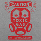 Toxic Gas Caution Gas Mask Fart Warning