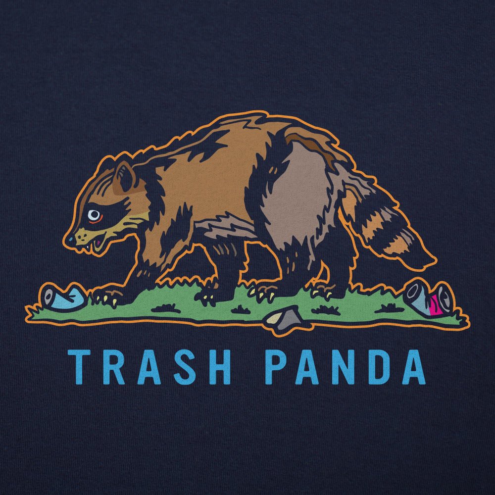 Trash Panda Raccoon Prowling Full Color