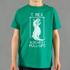 T. Rex Also Hates Pull Ups Dinosaur Gym Workout Design
