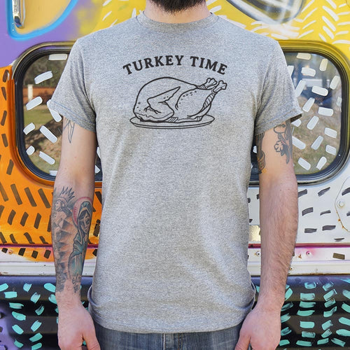 Turkey Time Roasted Thanksgiving Turkey on Platter