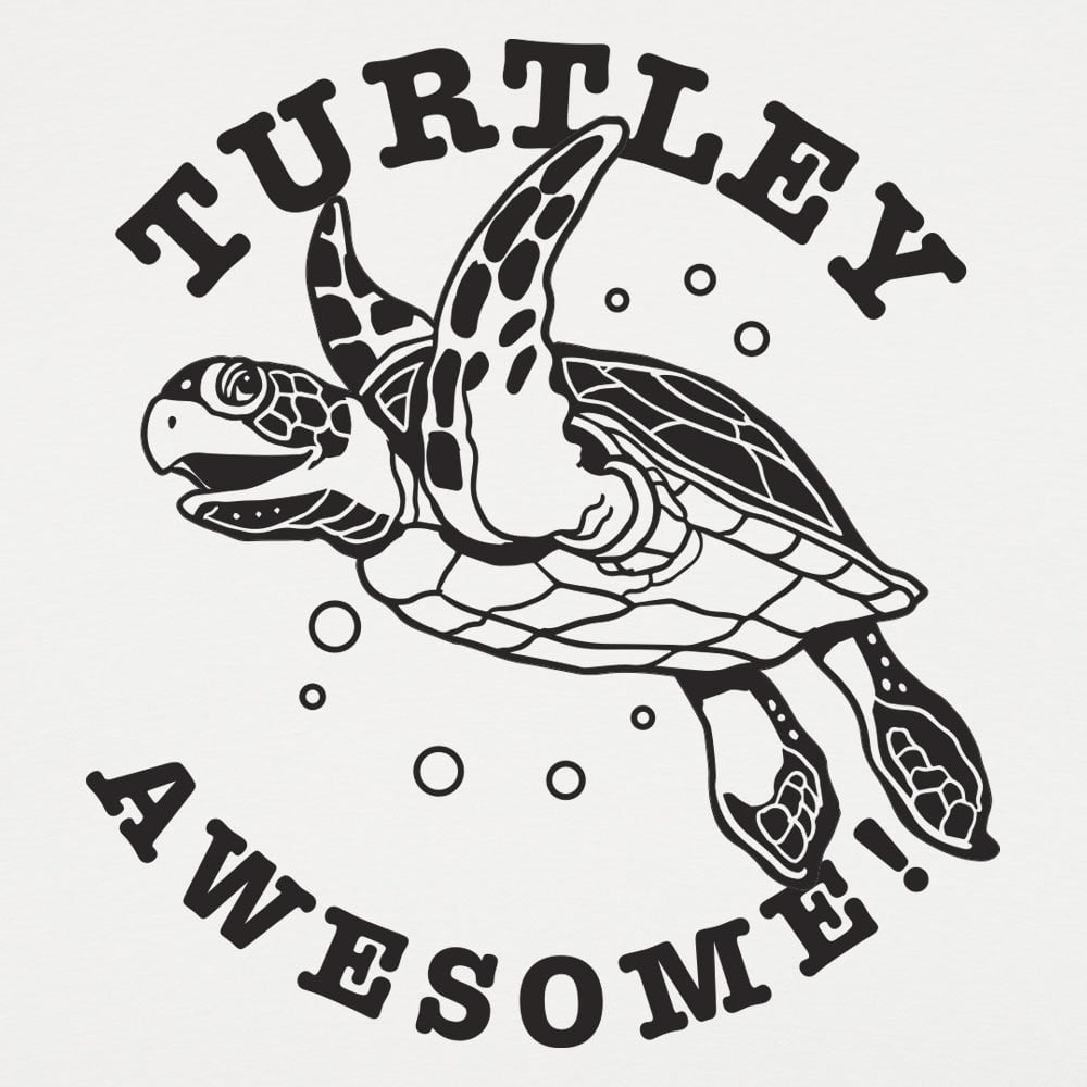 Turtley Awesome Sea Turtle Swimming