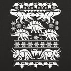 Ugly Dinosaur Sweater Pattern T-Rex and Triceratops