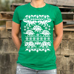 Ugly Dinosaur Sweater Pattern T-Rex and Triceratops