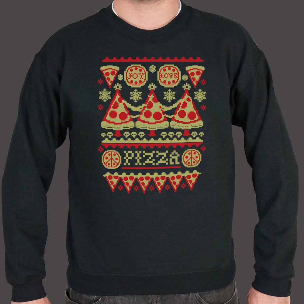 Ugly Pizza Christmas Sweater Pattern