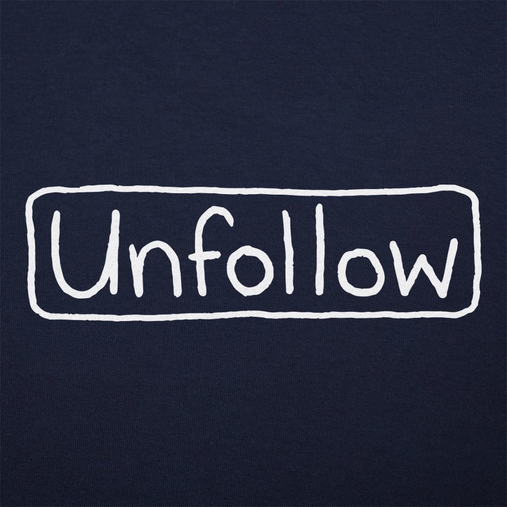 Unfollow Social Media Button Design