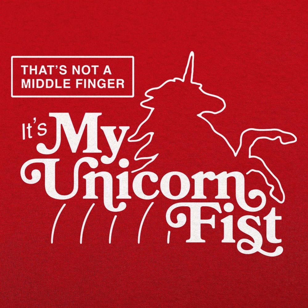 My Unicorn Fist. Not a Middle Finger