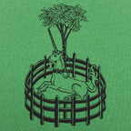 Unicorn In Captivity Illustration