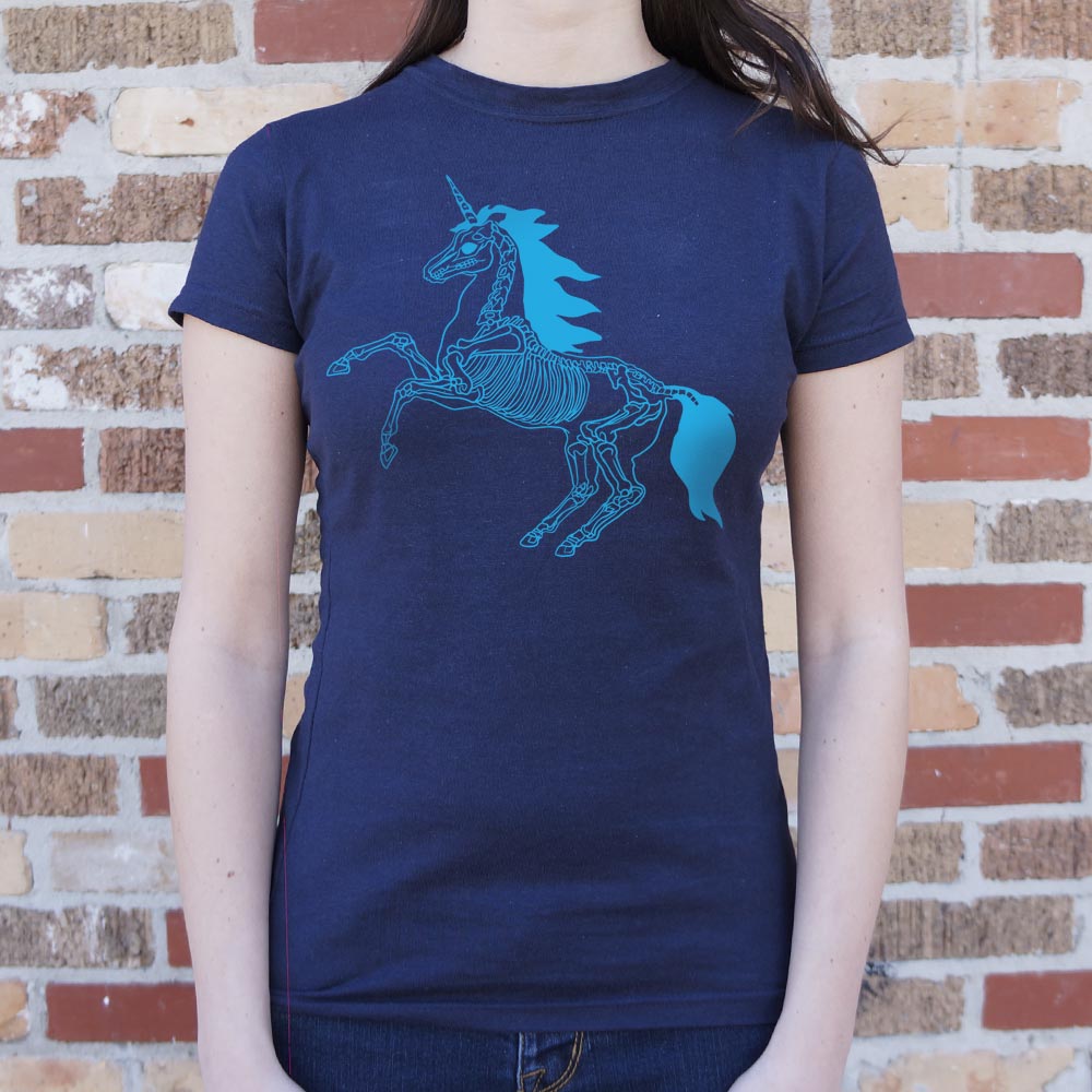 Unicorn Skeleton Anatomy Graphic