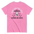 Here For The Cats. Humans Are Gross Men's Classic Tee