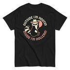 Outside I'm Hootin' Inside I'm Hollerin' Men's Classic Tee