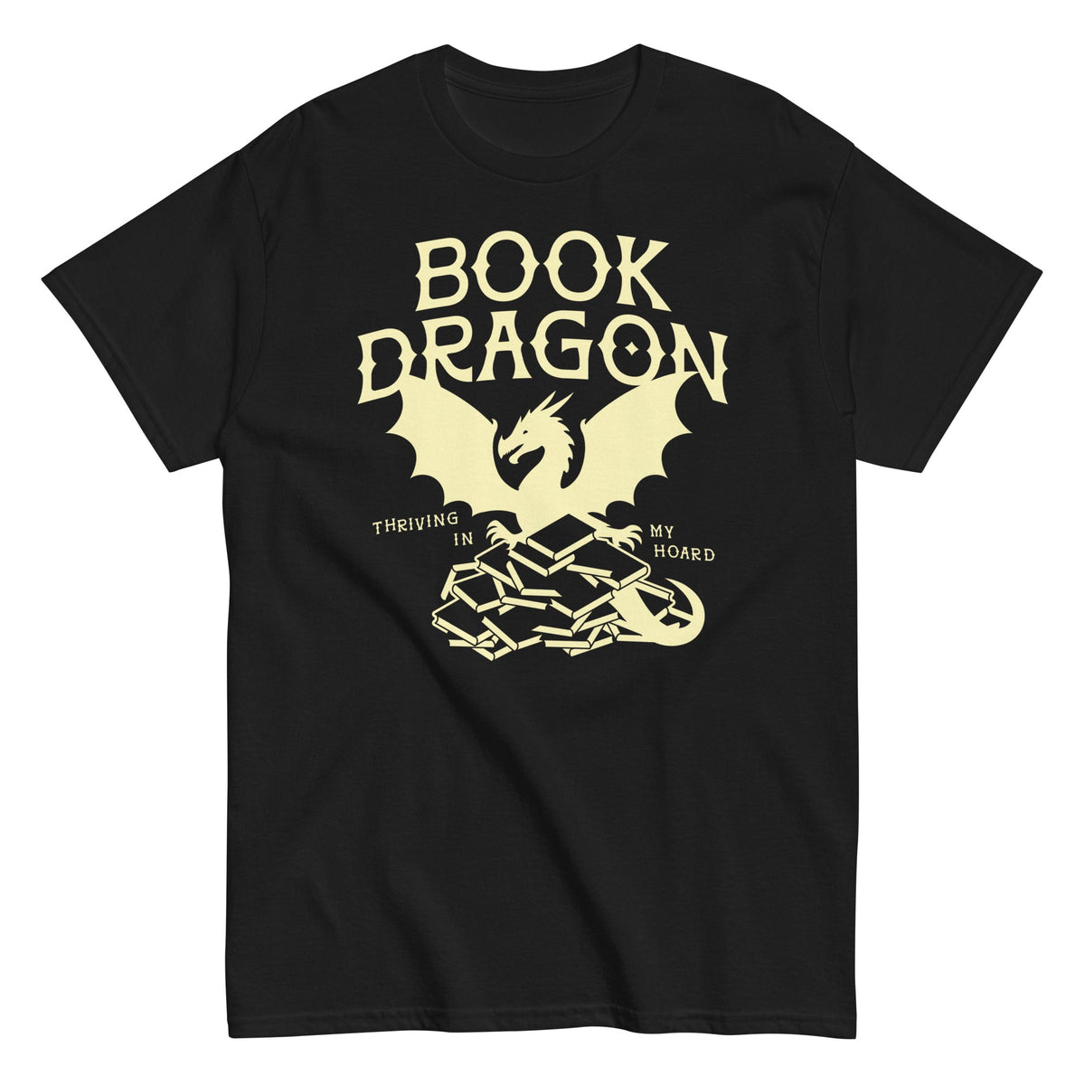 Book Dragon Thriving In My Hoard Men's Classic Tee