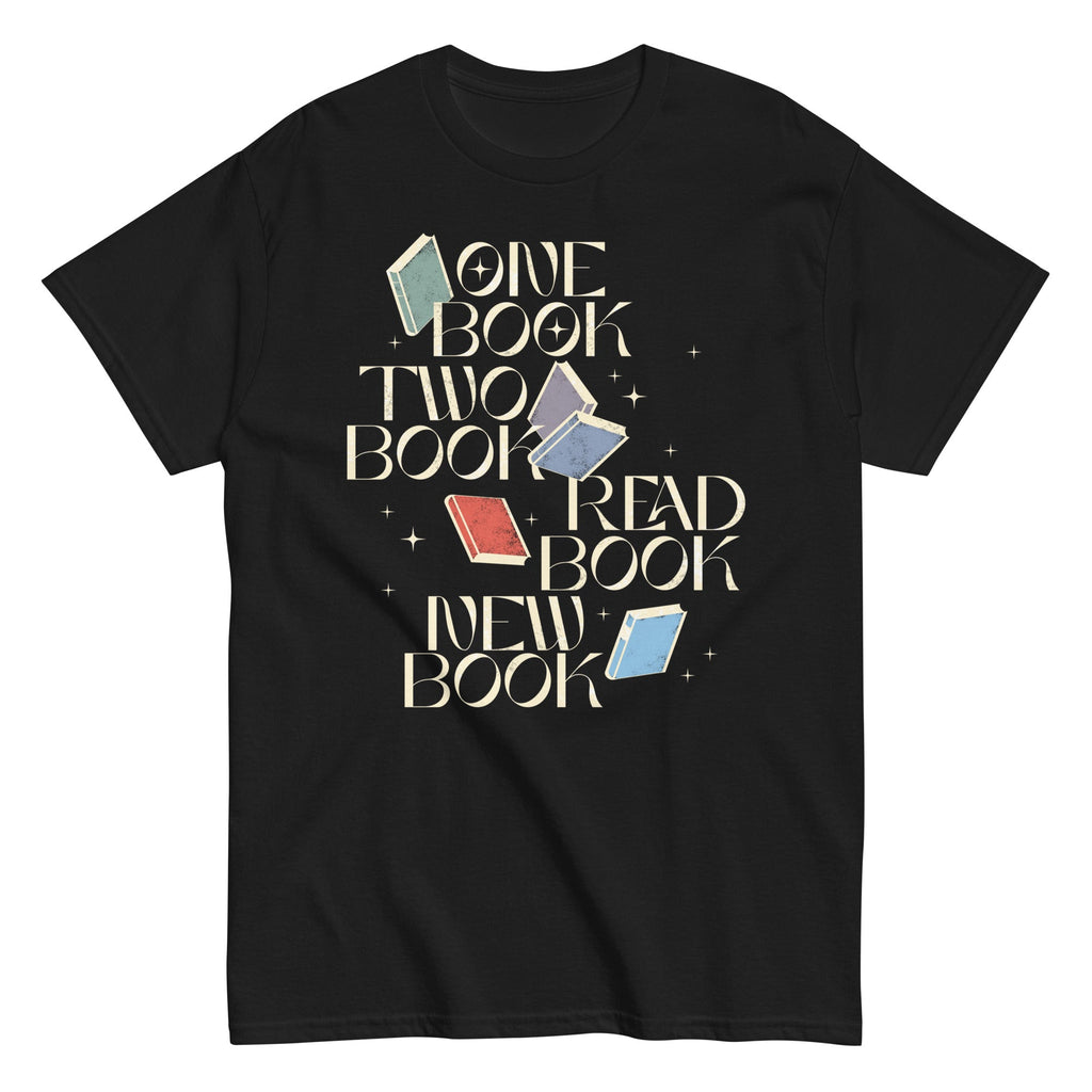 One Book Two Book Read Book New Book Men's Classic Tee