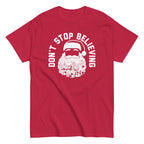 Don't Stop Believing Santa Men's Classic Tee