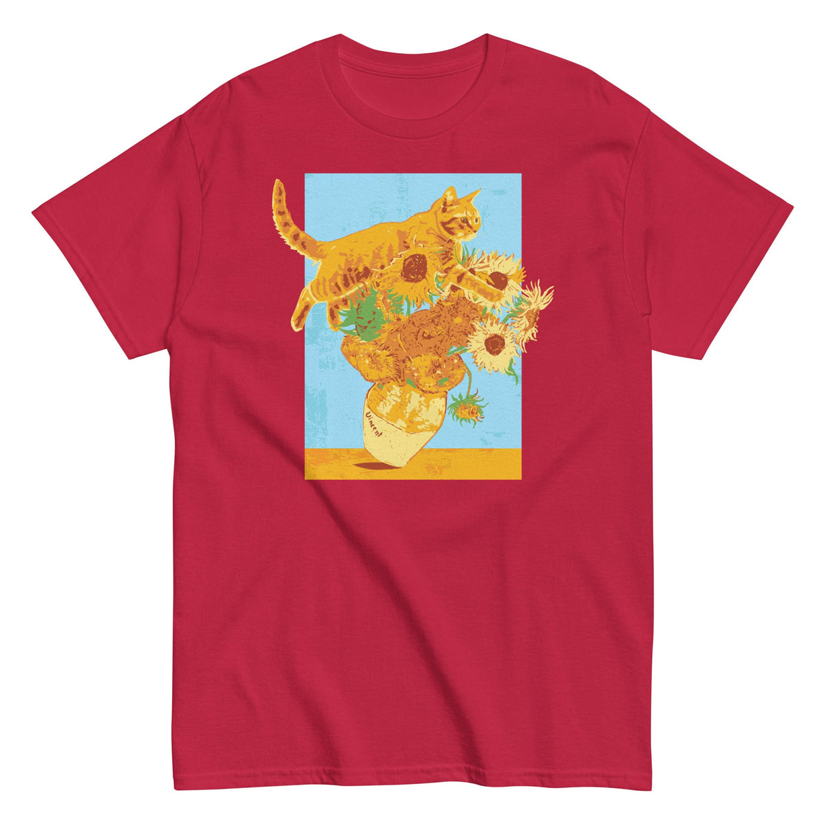 Van Gogh's Cat Men's Classic Tee