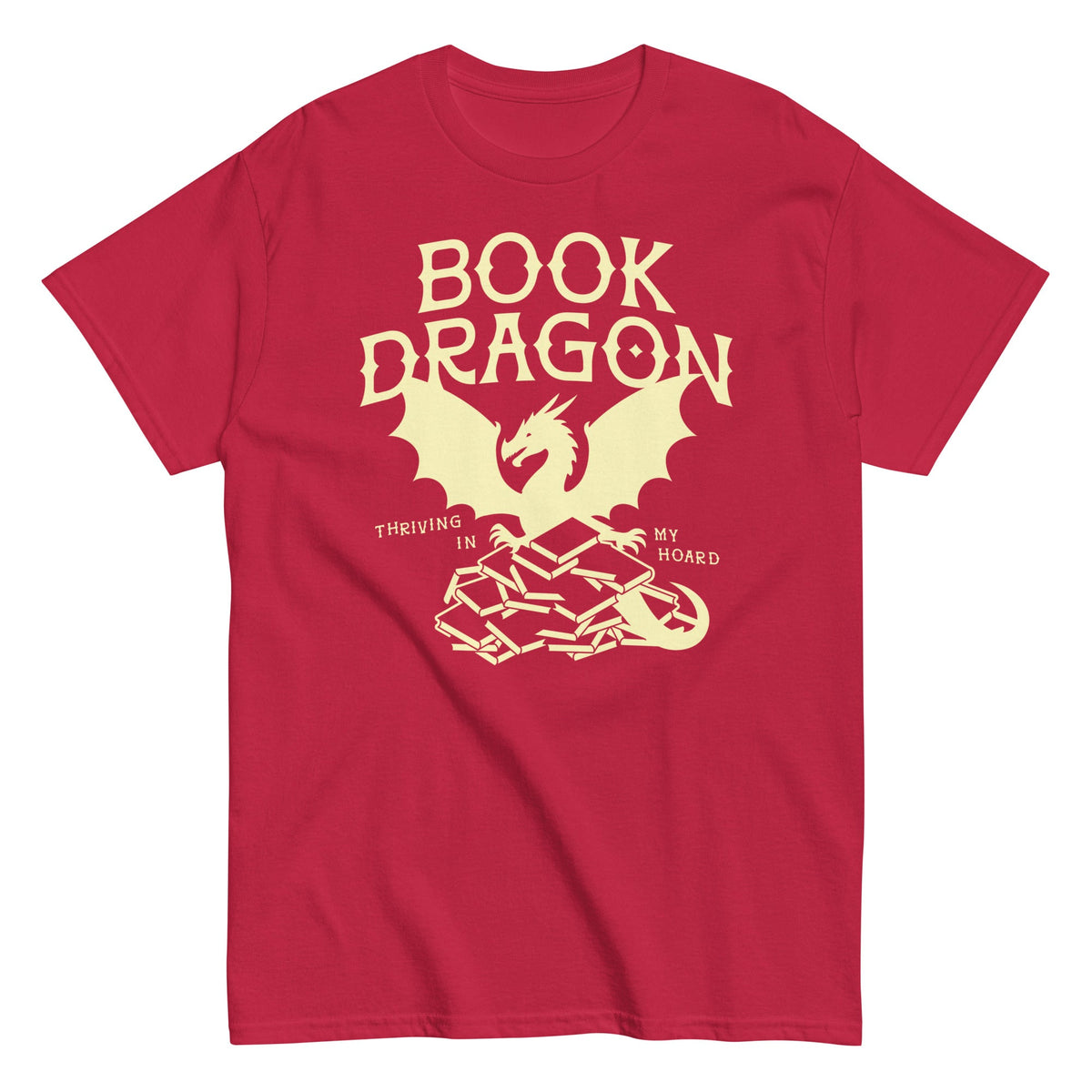 Book Dragon Thriving In My Hoard Men's Classic Tee