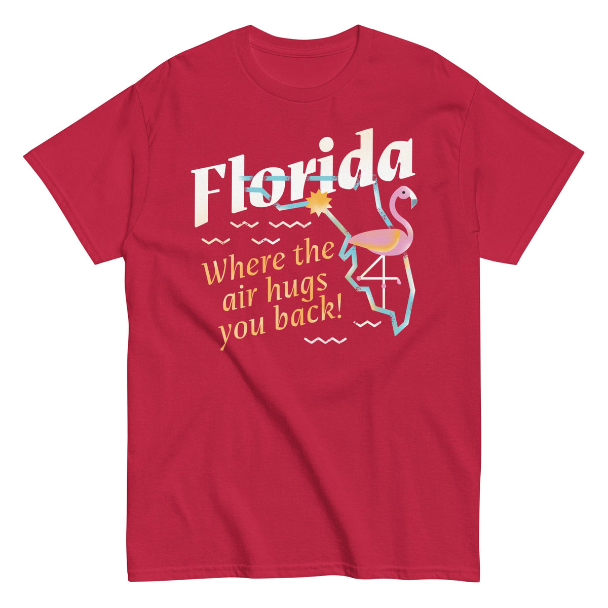 Florida Where The Air Hugs You Back Men's Classic Tee