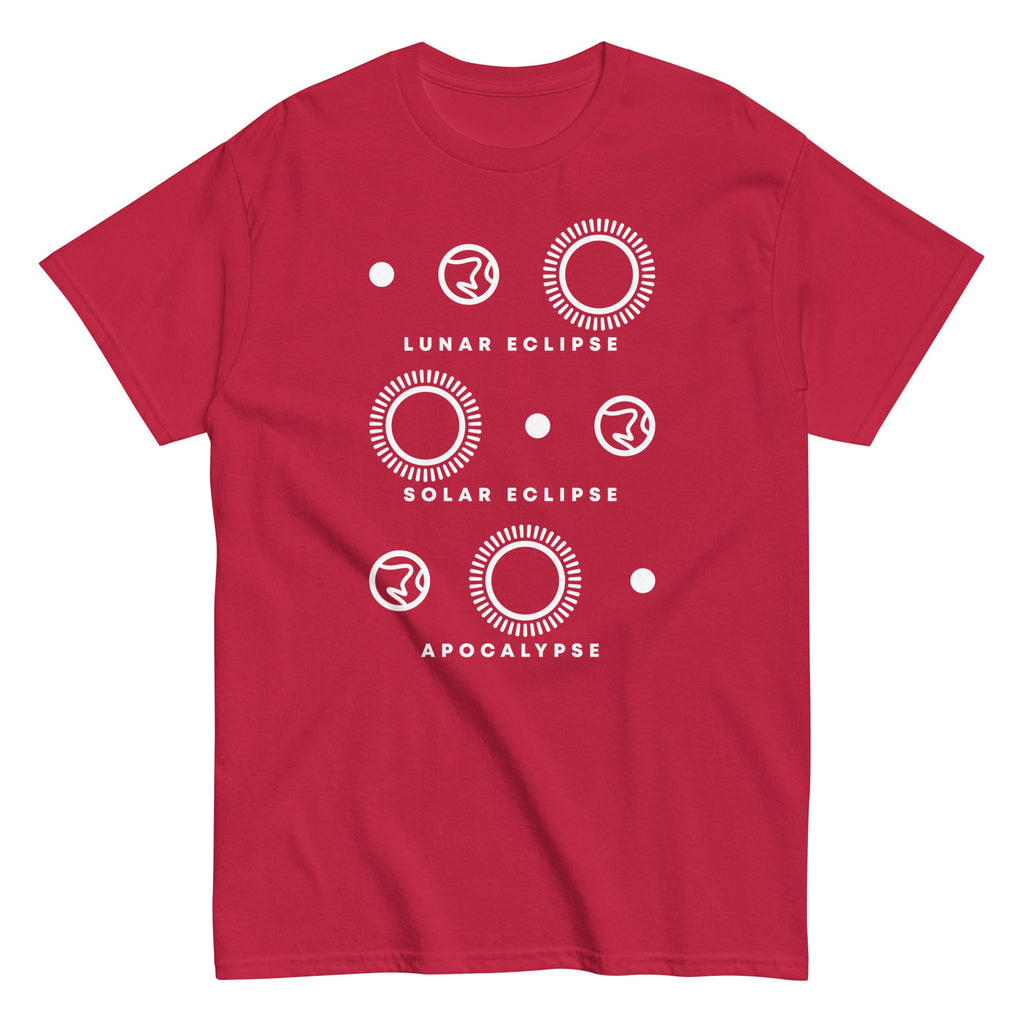 Lunar Eclipse Solar Eclipse Apocalypse Men's Classic Tee