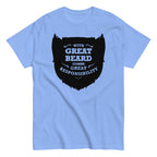 With Great Beard Comes Great Responsibility Men's Classic Tee