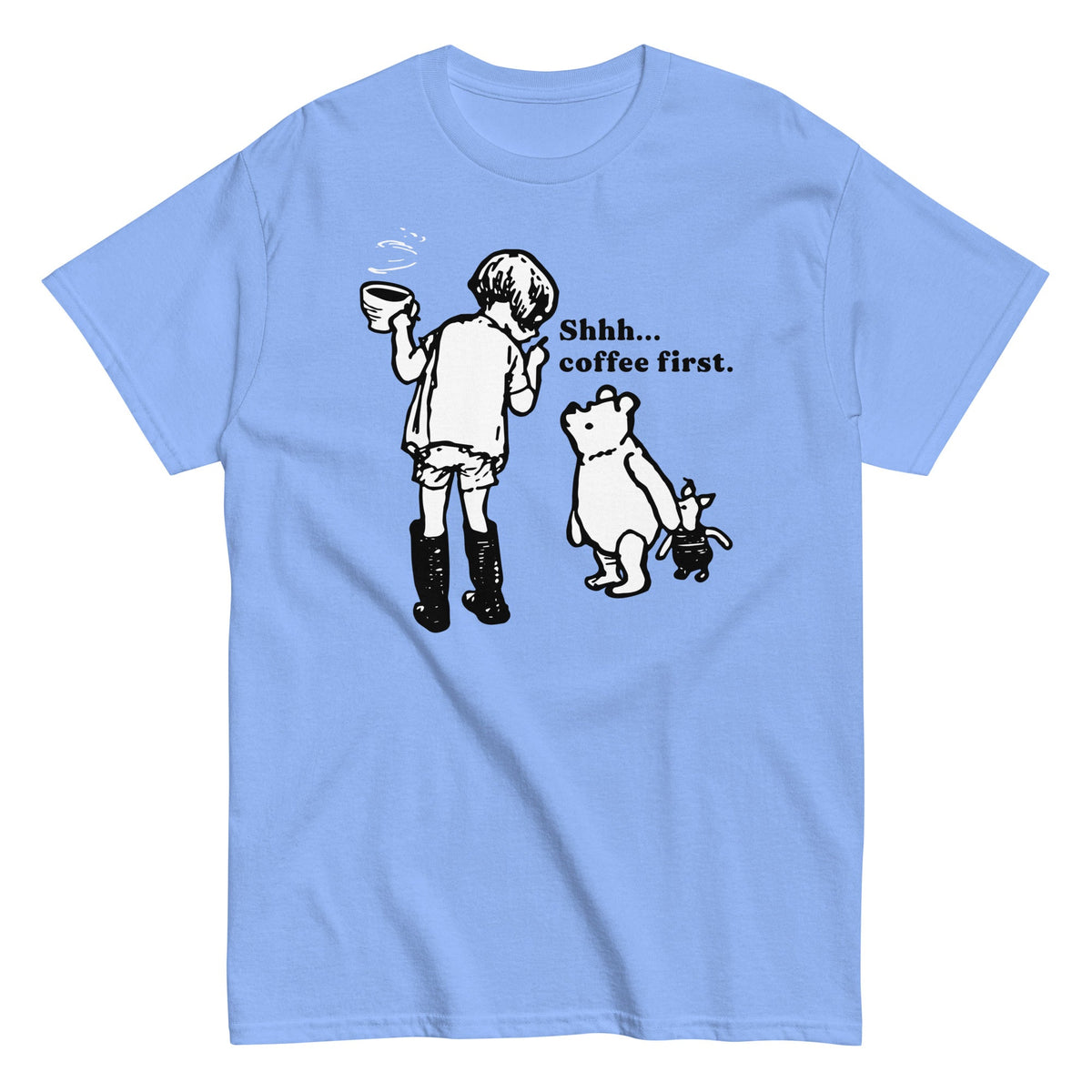 Shhh Coffee First Men's Classic Tee