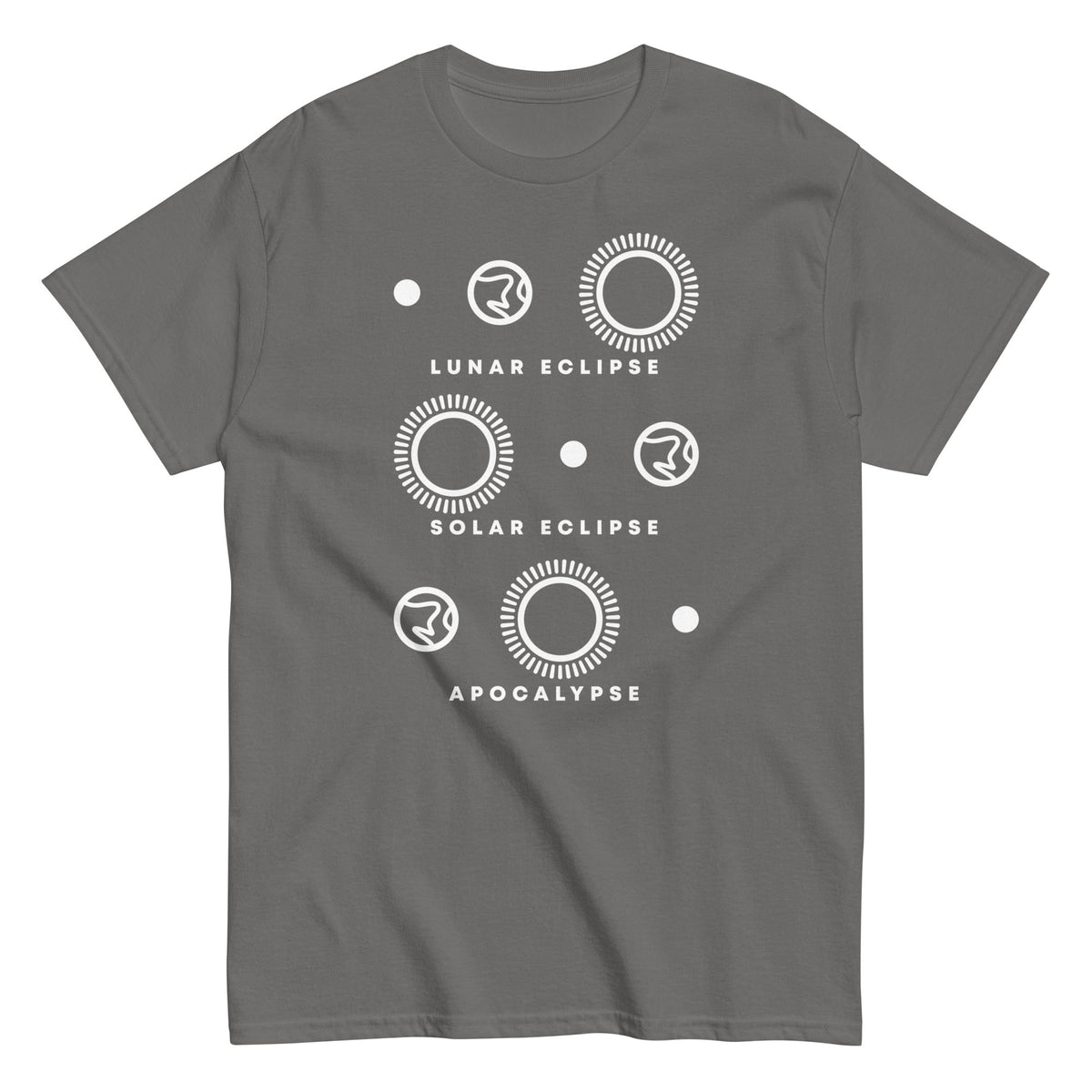 Lunar Eclipse Solar Eclipse Apocalypse Men's Classic Tee