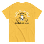 Here For The Cats. Humans Are Gross Men's Classic Tee