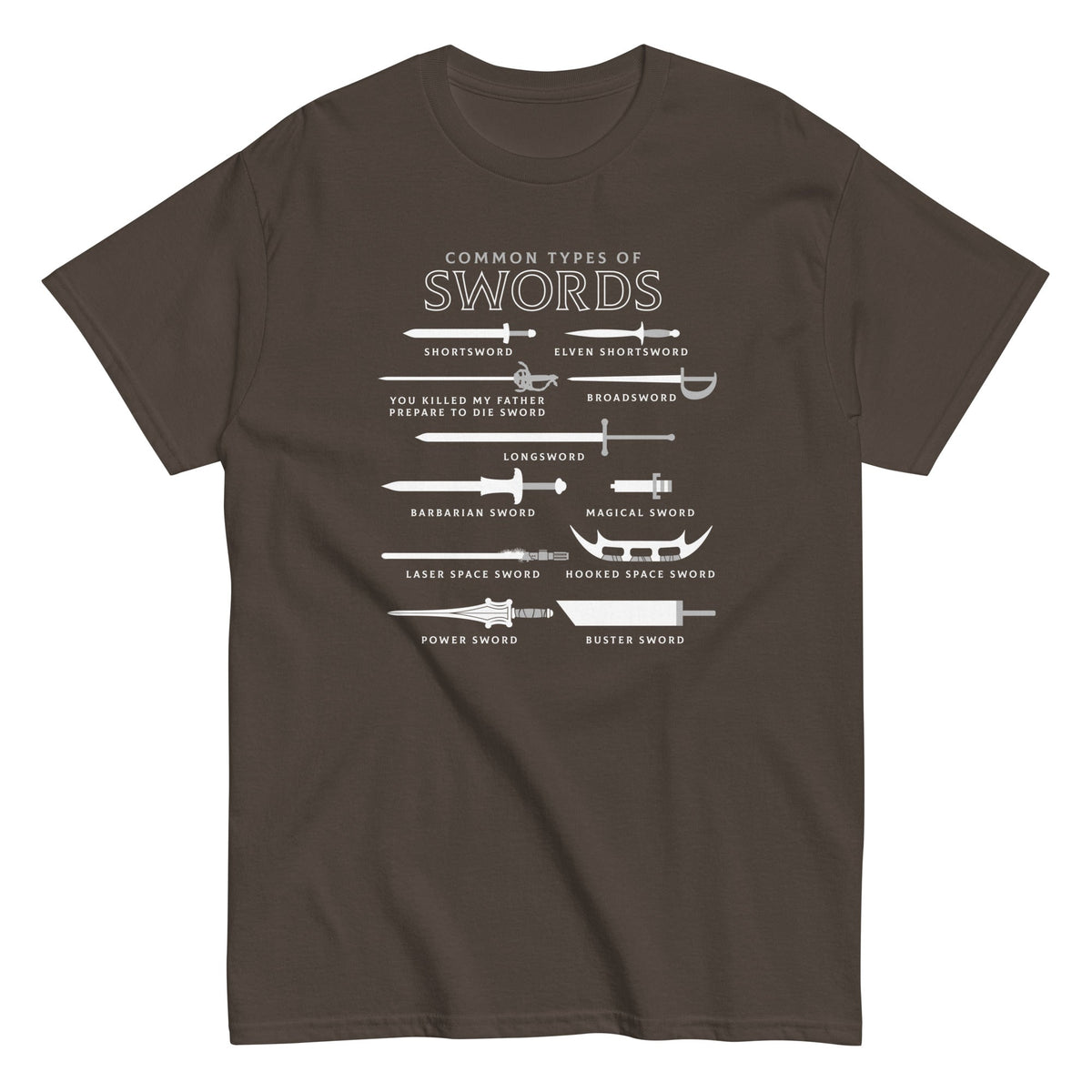 Common Types Of Swords Men's Classic Tee