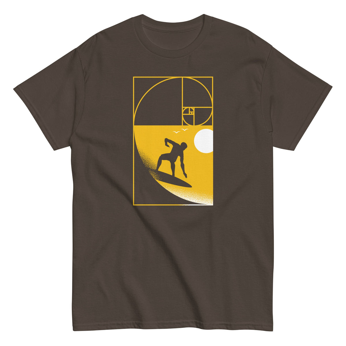 Golden Spiral Wave Men's Classic Tee