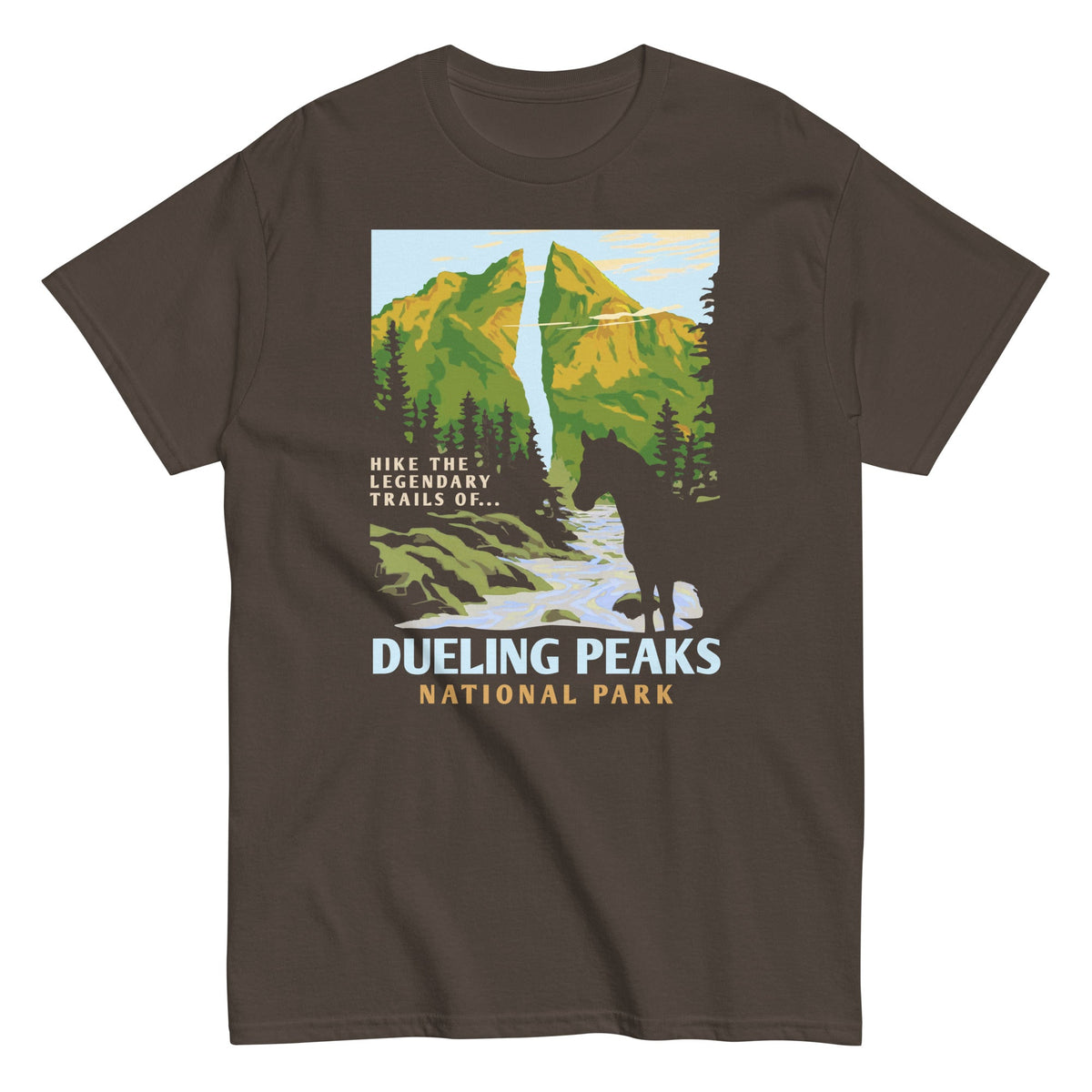 Dueling Peaks National Park Men's Classic Tee