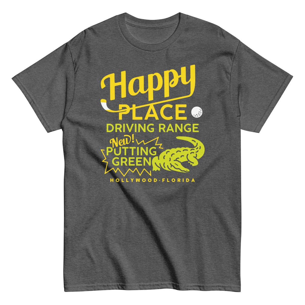 Happy Place Driving Range Men's Classic Tee