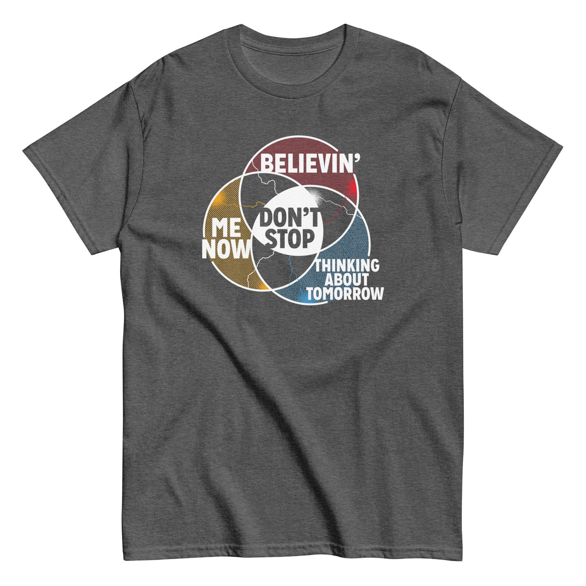 Don't Stop Venn Diagram Men's Classic Tee