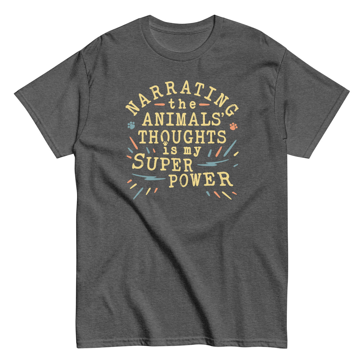 Narrating The Animals Thoughts Men's Classic Tee