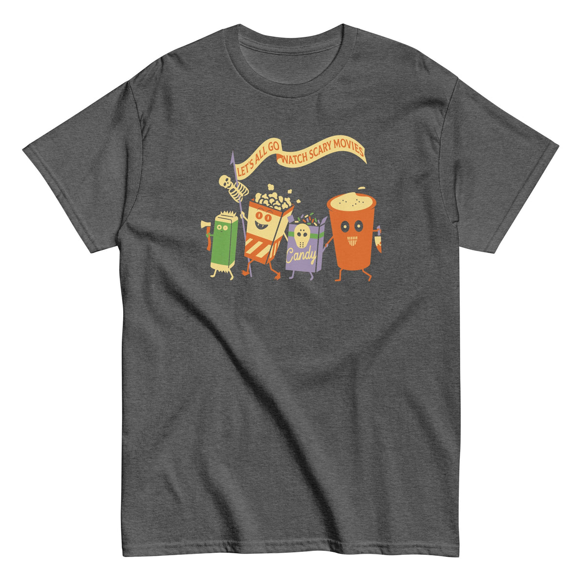 Let's All Go Watch Scary Movies Men's Classic Tee