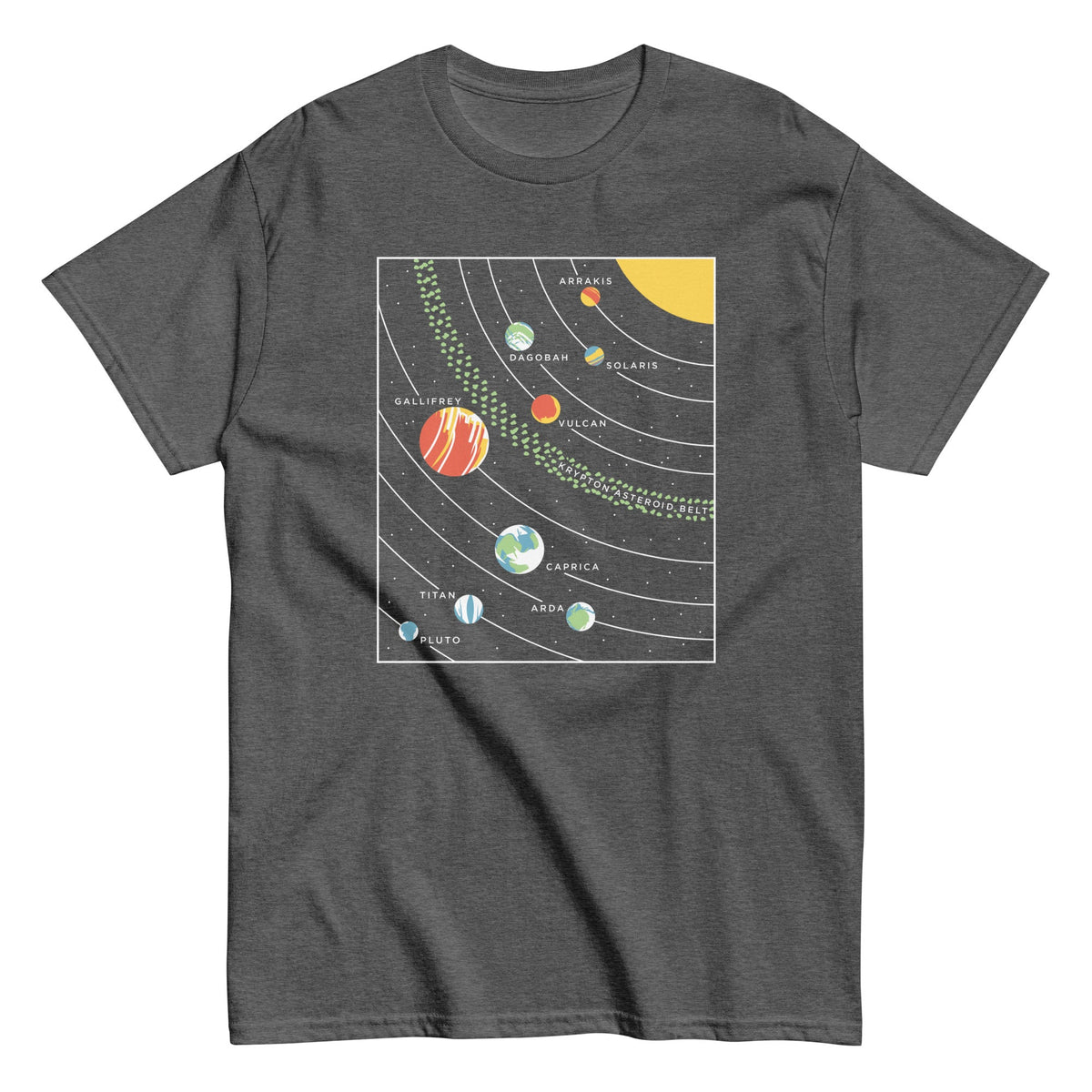 9 Planets Men's Classic Tee