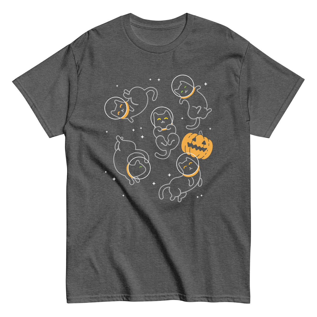 Cat Halloween In Space Men's Classic Tee